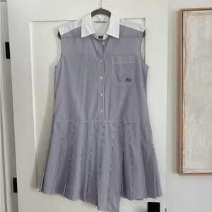 JW ANDERSON x UNIQLO Blue and White Striped Dress